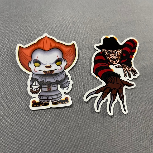 Other - Freddy Krueger & It Stickers